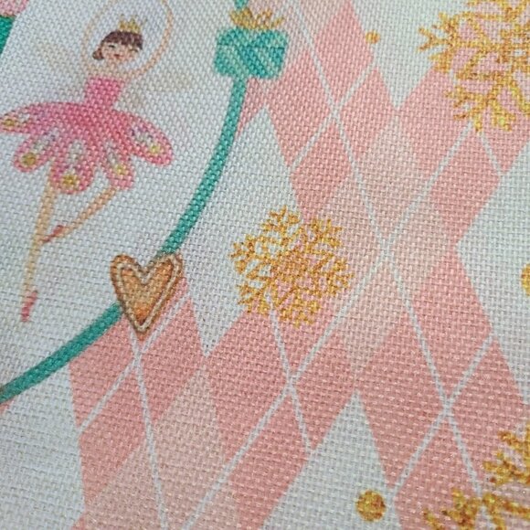 Nutcracker Placemats Christmas Decor Set 4 Pink Xmas Holiday Table Decorations - Picture 12 of 14